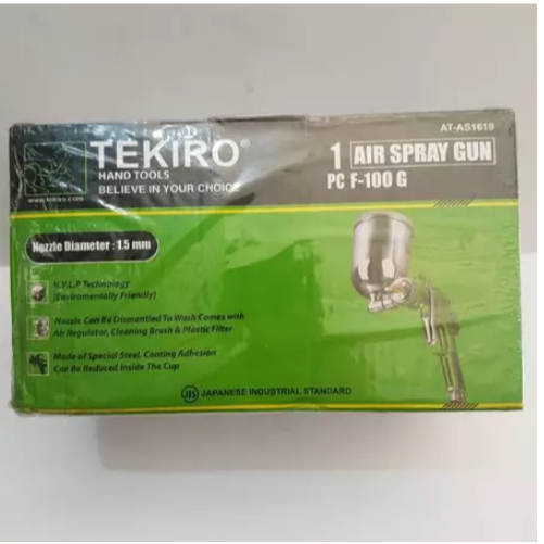 SPRAY GUN F-100 G TEKIRO-SPET CAT TEKIRO-SPET CAT TABUNG ATAS TEKIRO