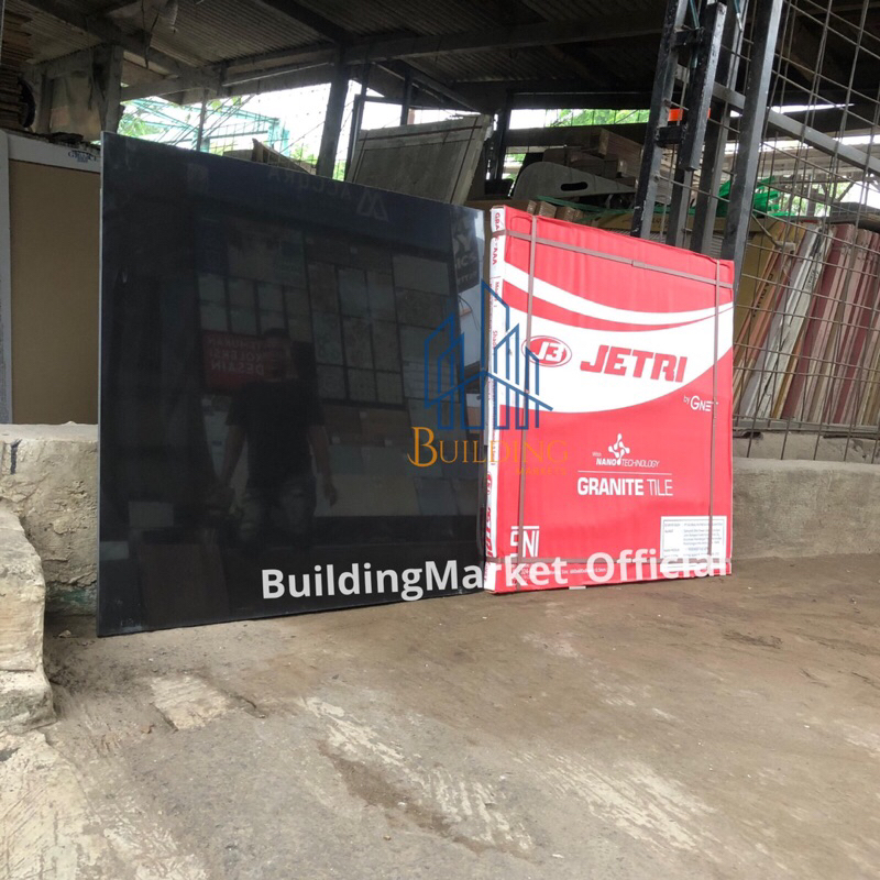 Granite Lantai 60x60 Super Black/Glossy/ 1 Box