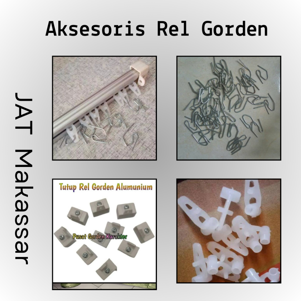 TUTUP PLASTIK / TUTUP REL ALUMINIUM GORDEN KOTAK