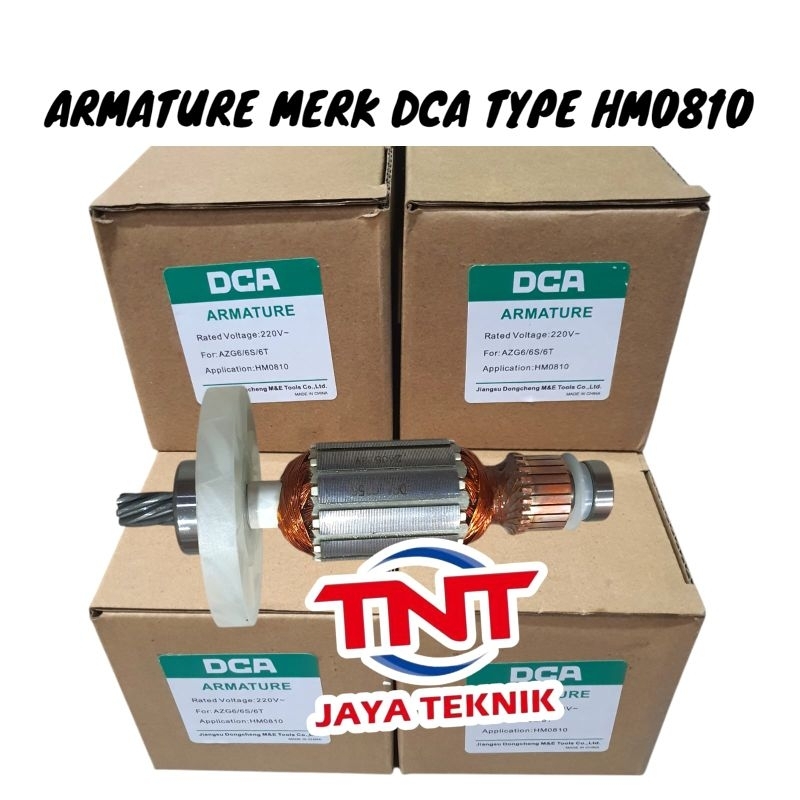 ARMATURE / ANGKER BUAT MESIN BOBOK MAKITA HM0810 HM 0810 MERK DCA / ARMATURE HM 0810  HM0810 MERK DC