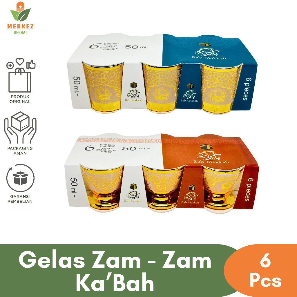 Gelas Cangkir Arab Air Zamzam Kecil Unik Motif Kabah Cucing Estetik 6 Pcs Premium Oleh Oleh Umroh