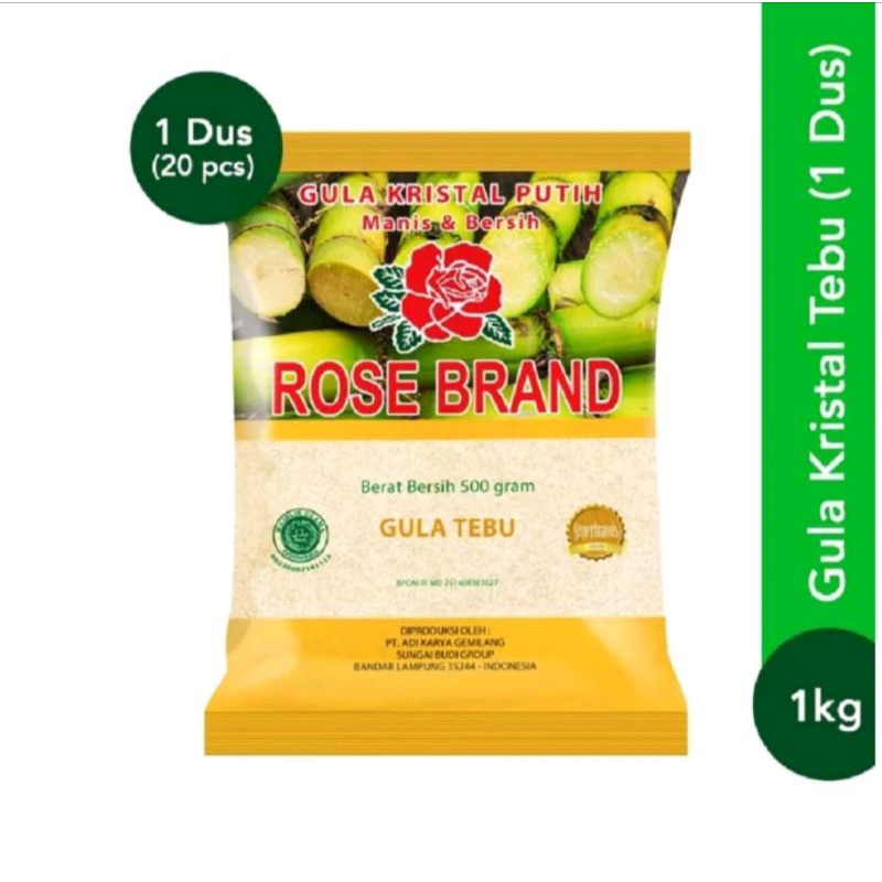 

GULA ROSE BRAND KUNING KEMASAN 1 KG