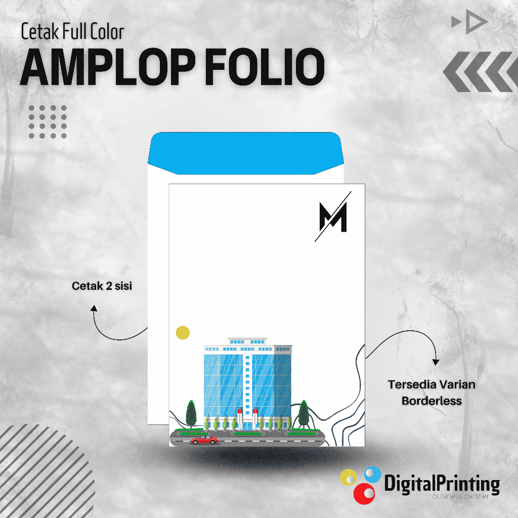 

Cetak Amplop Putih Folio, A3, Kabinet, Custom