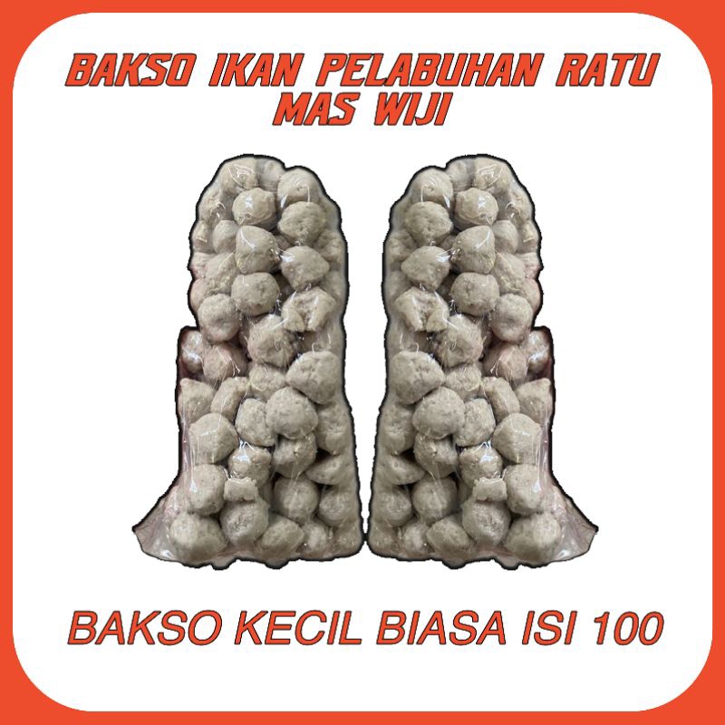 

Bakso Ikan Mas wiji / Bakso ikan / Baso ikan / Ukuran kecil / isi 100 / Bakso ikan isi 100 / 100% Asli Pelabuhan Ratu