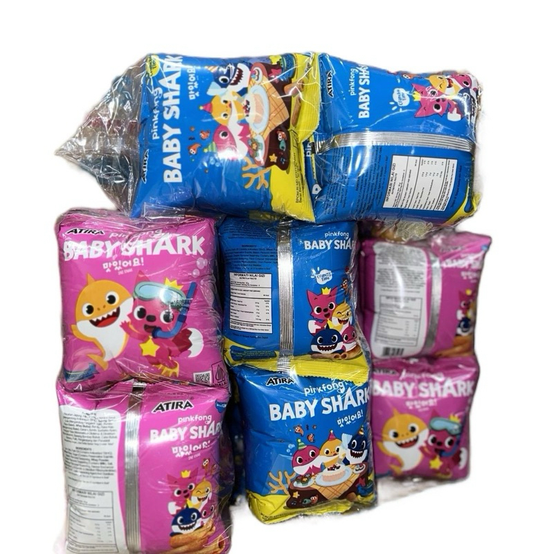 

BABYSHARK SNACK BERHADIAH UANG PER 2 RTG ISI 20PCS CAMILAN KERING