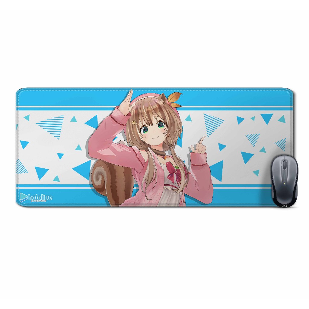 Deskmat mousepad extended anime vtuber AYUNDA RISU BASIC -HOLOLIVEIDMaterial Rubber