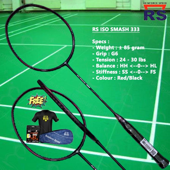 Raket Badminton Reinforce Speed RS ISO SMASH 333