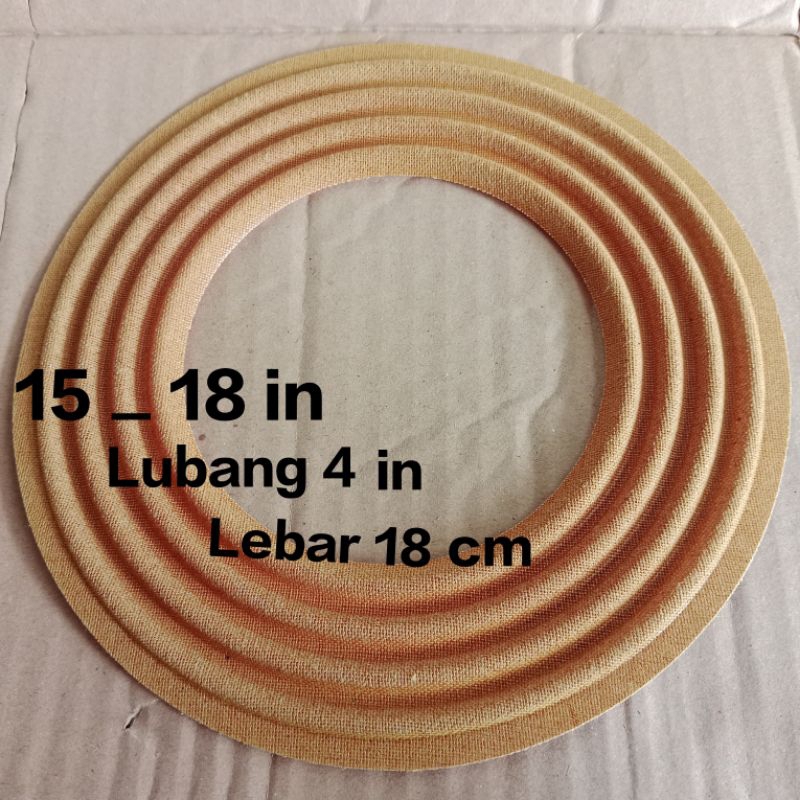 damper speaker 15 _ 18 inc Labang 4 inc Lebar 18 cm trepes
