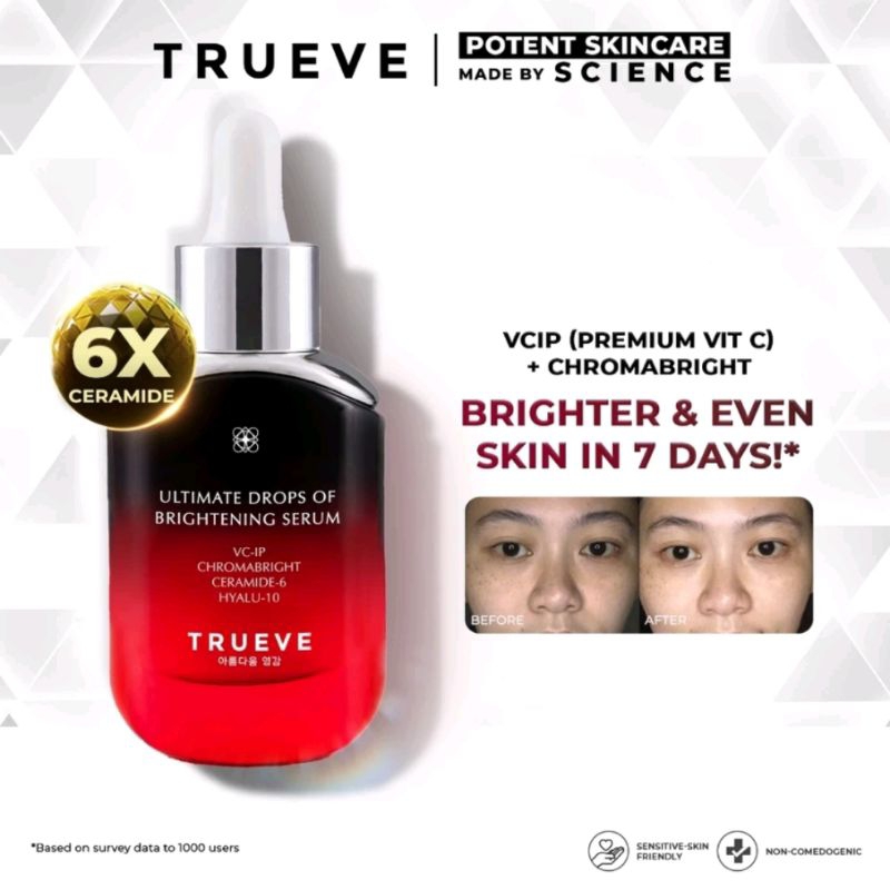 Trueve Ultimate Drops of Brightening Serum 15ml - Trueve Serum Brightening Vit C
