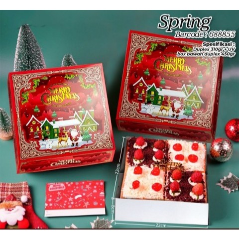 

Dus Natal Box X'mas Box Christmas Spring (22x22x8cm)