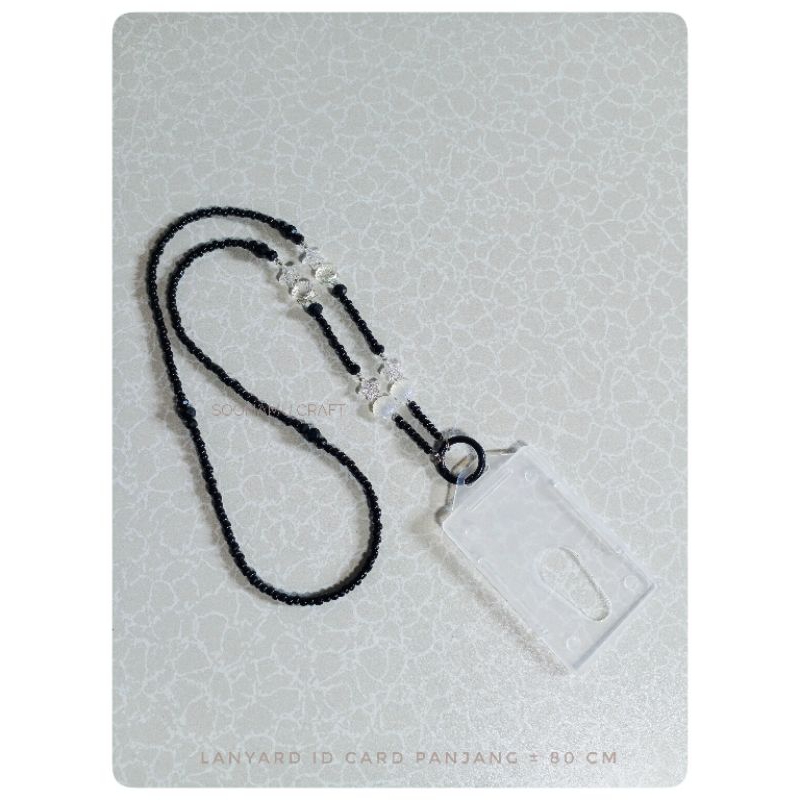 

Lanyard ID card Lanyard Name Tag Kalung Nama Kekinian Kalung Name Tag Manik manik