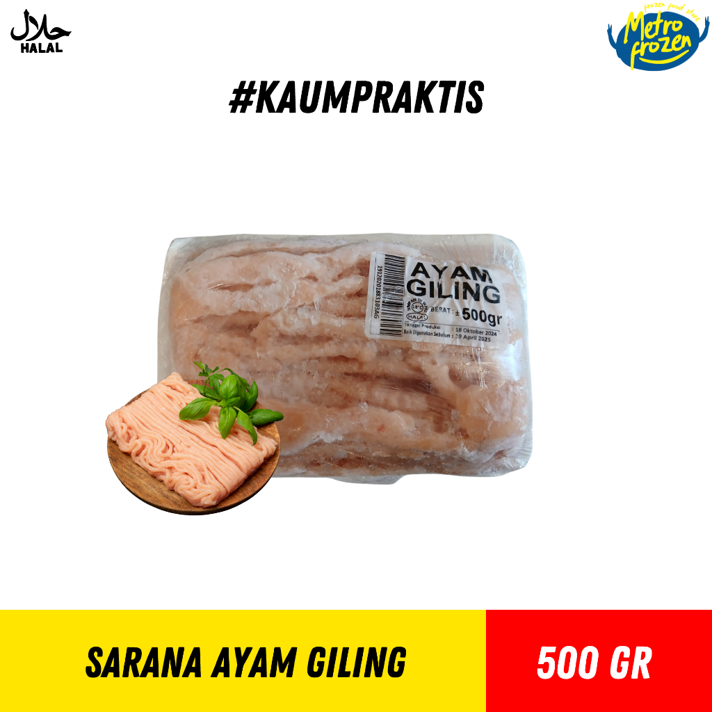 

SARANA DAGING AYAM GILING 500GR// Daging giling sarana// daging giling instan Banjarmasin
