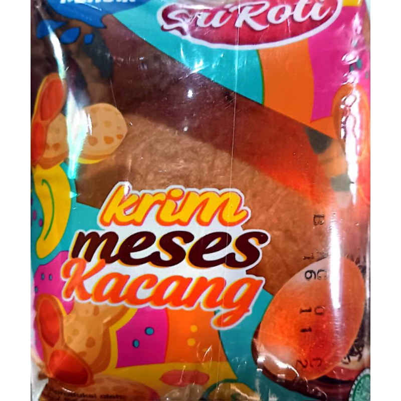 

sriRoti krim meses rasa kacang i pack dapat 5 pcs