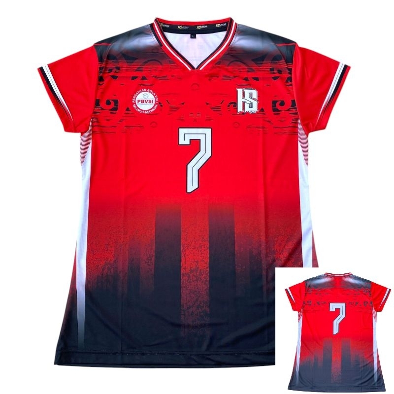 RB JERSEY VOLLY WANITA FULL PRINTING ATASAN VOLI CEWEK