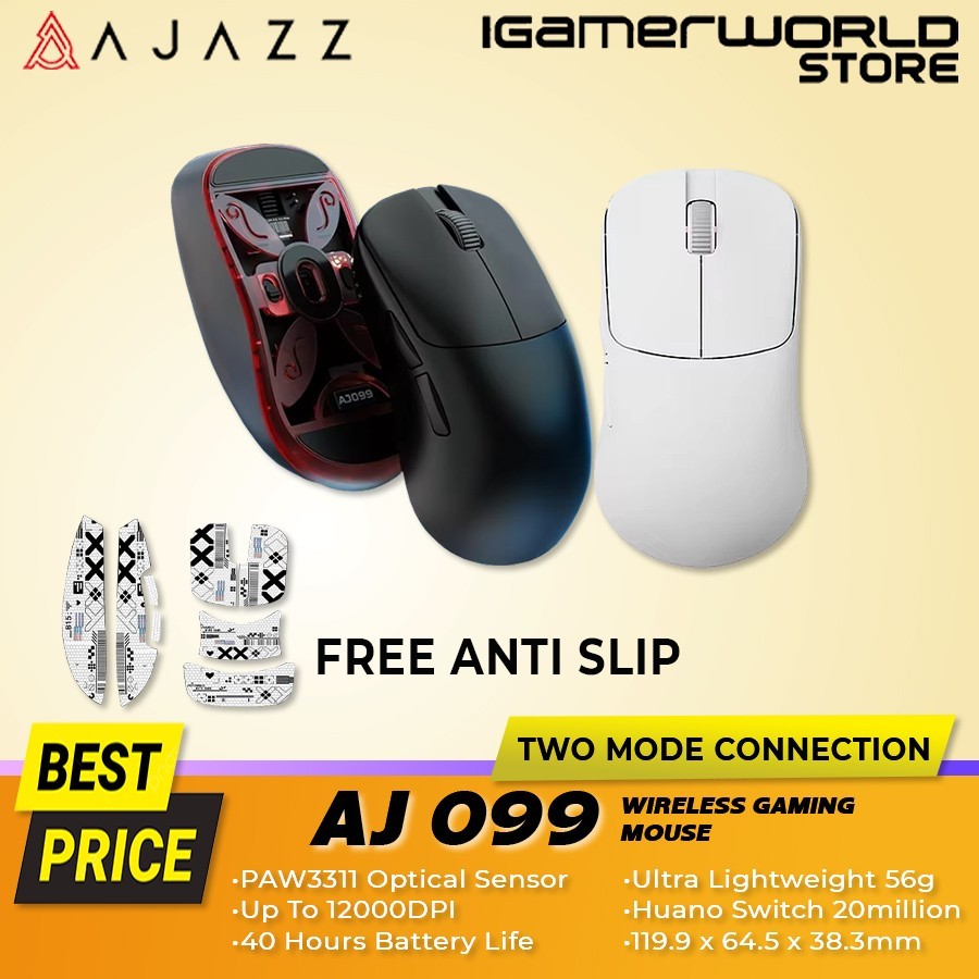 Ajazz AJ099 / AJ-099 Ultra Lightweight Dual Mode Gaming Mouse