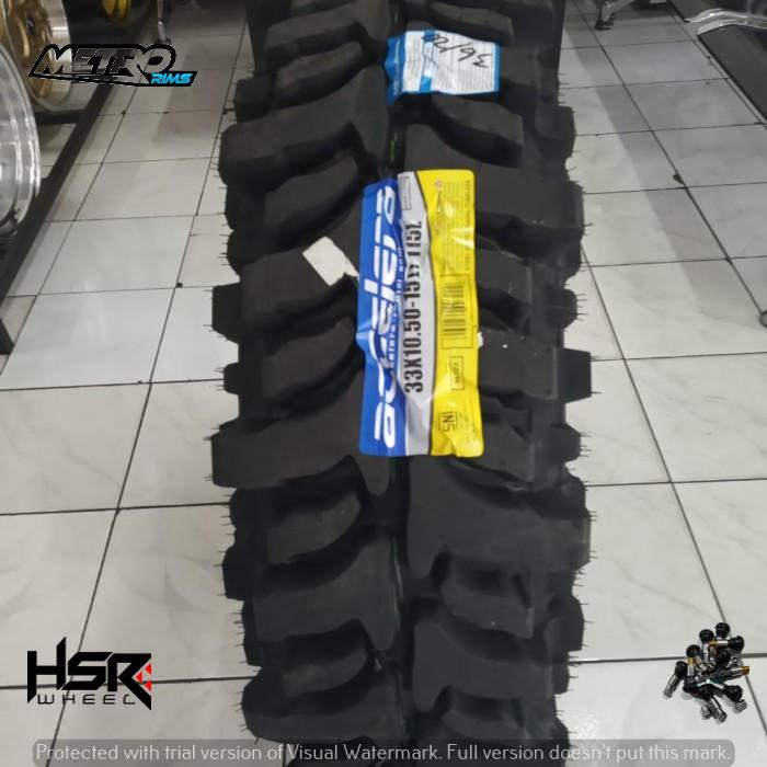 ban mobil offroad ring 15 33x10,5 merk accelera badak extreme ukuran 33x10,5 R15 mobil jeep, taft