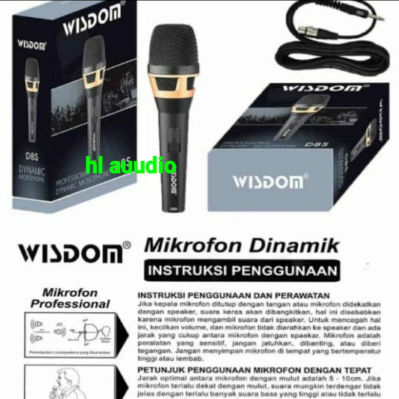 MIC KABEL WISDOM D8S ORIGINAL