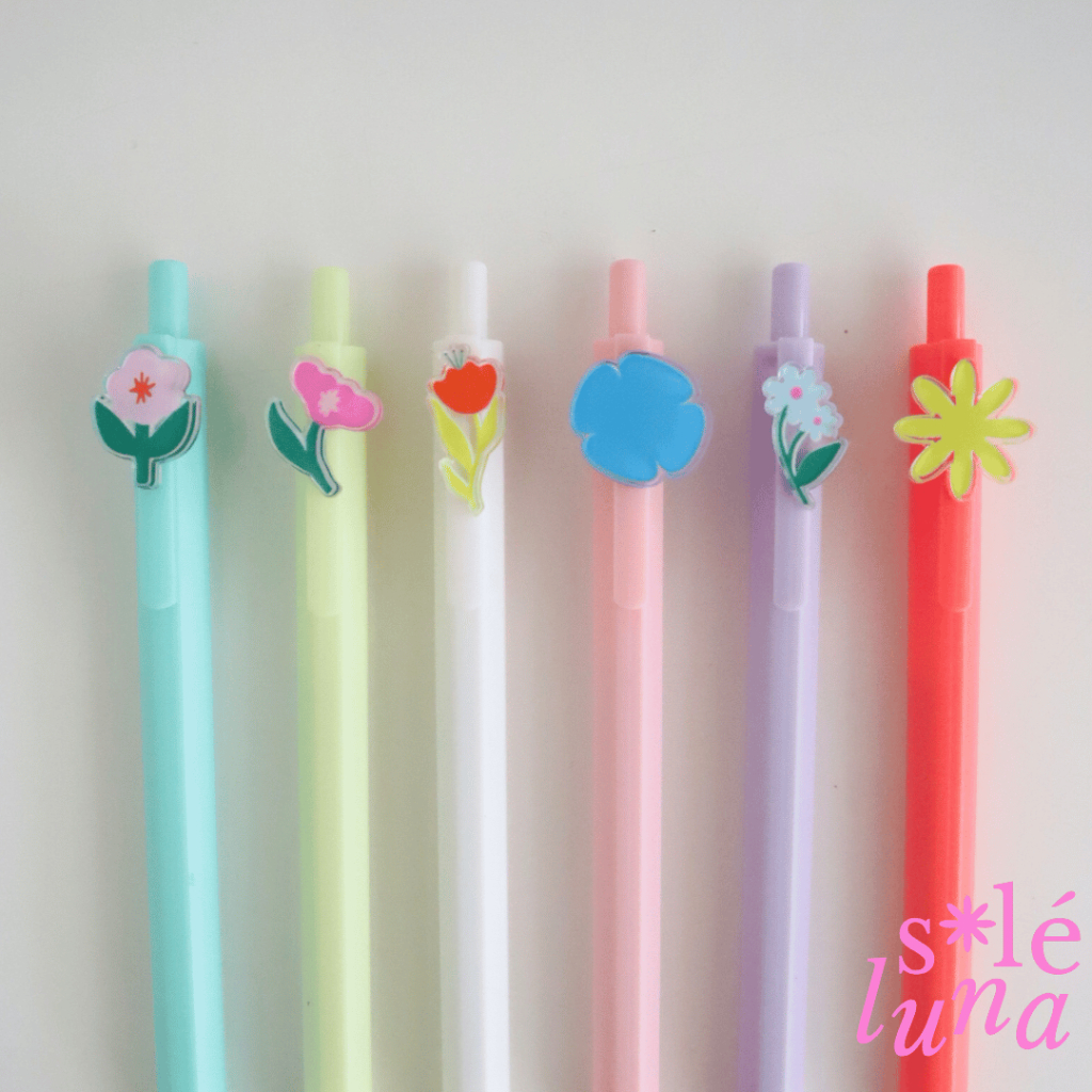 

[SOLELUNA] PEN Pulpen Ballpoint Pulpen Tinta Hitam Alat Tulis Stationery