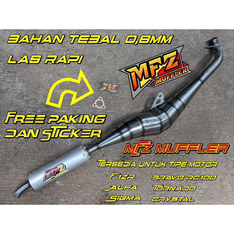 KNALPOT BM POWER SAMPING FIZR ALFA SIGMA TORNADO BRAVO CRYSTAL