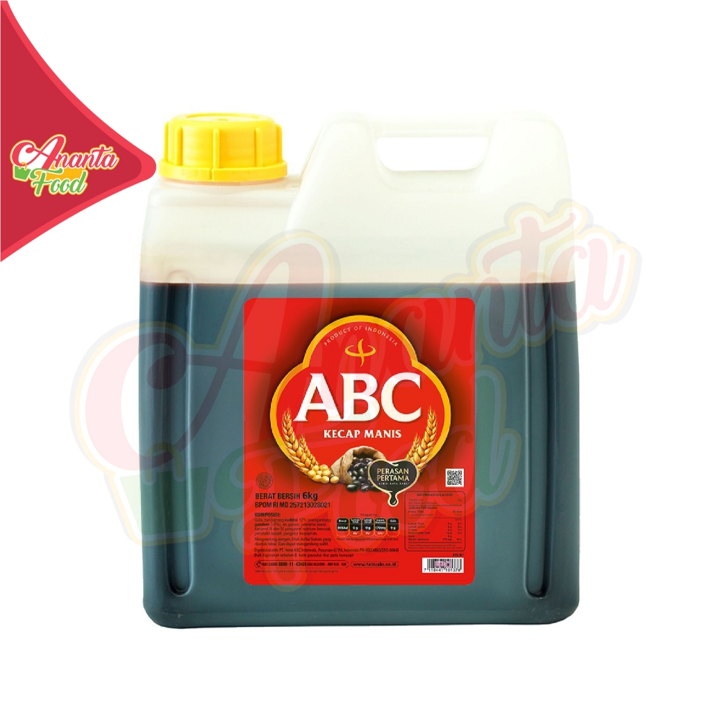 

Kecap Manis ABC 5,7 kg Jerigen