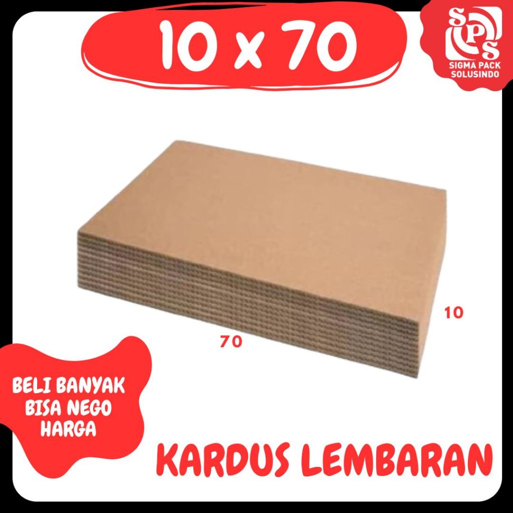 

Kardus Lembaran 10x20 / 10x30 / 10x40 / 10x50 / 10x60 / 10x70 Sheet Polos Single Wall Packing Karton Coklat Warna Packing