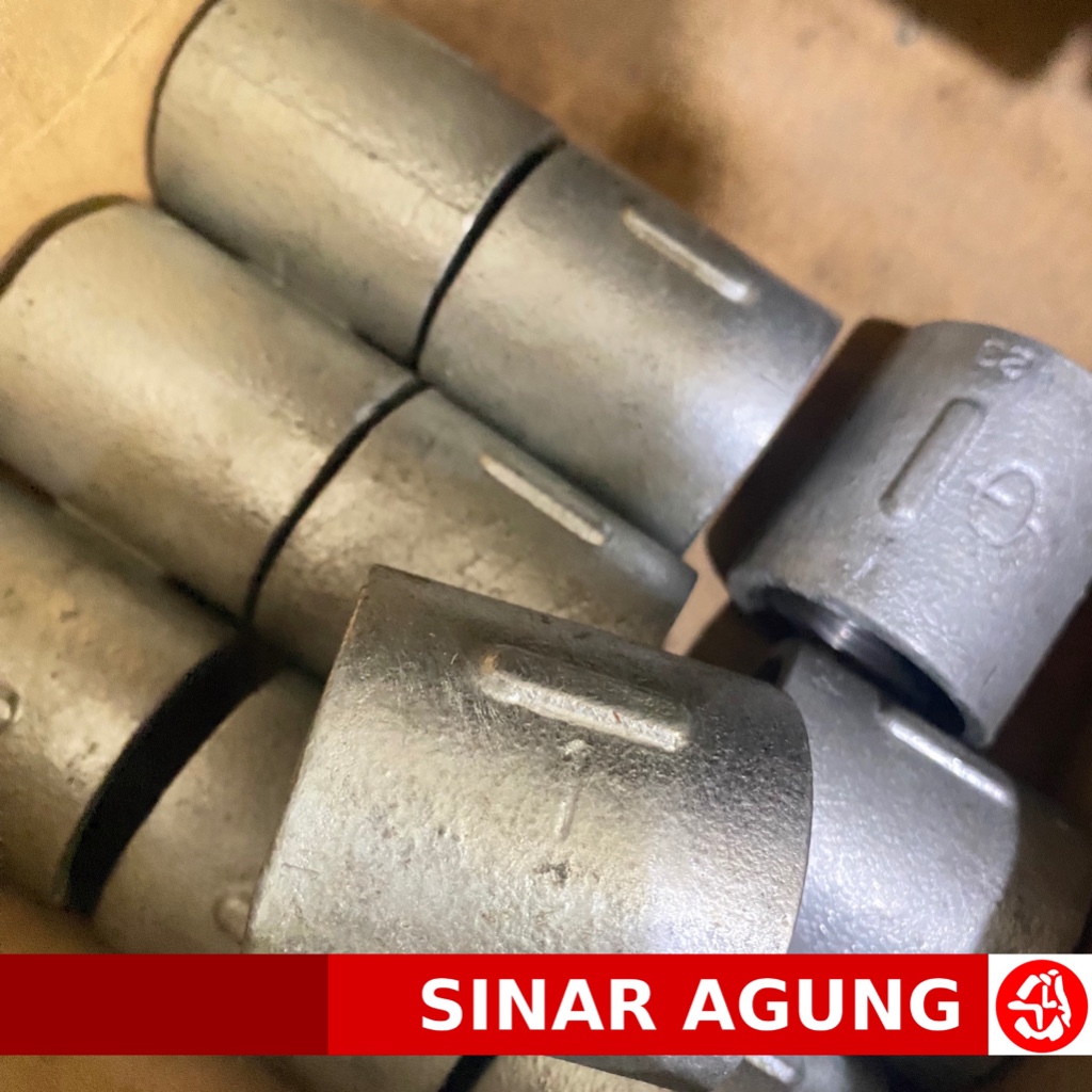 Sok Pipa Galvanis Drat 1 inch drat dalam