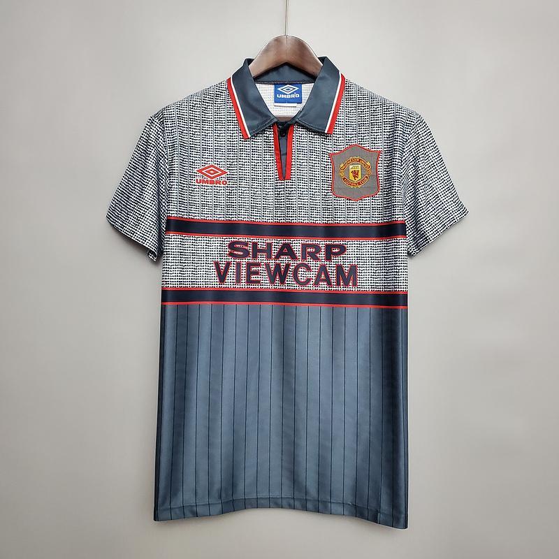 Jersey  Bola Retro Grade AA Manchester United MU Away 1995 / 1996  Season 95-96