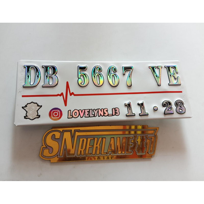 Variasi Motor, Braket Plat, Plat Nomor Hologram, plat nomor sultan, plat nomor mewah, plat nomor ter