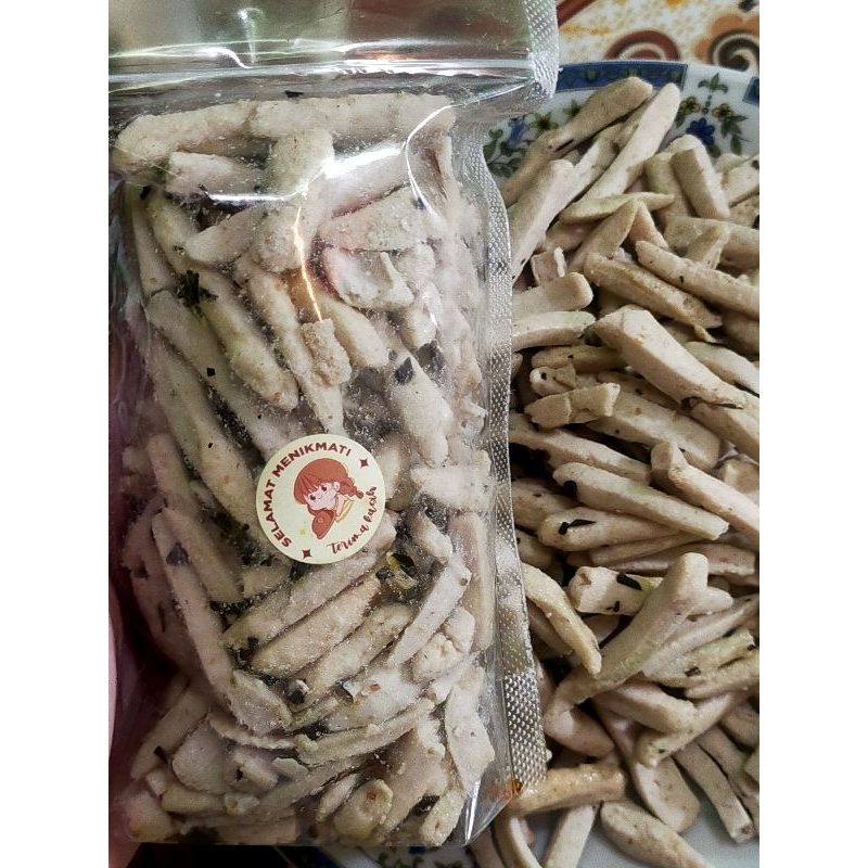 

200gr Basreng Stik Original Asin Daun Jeruk gurih maknyos bakso goreng kriuk rempah