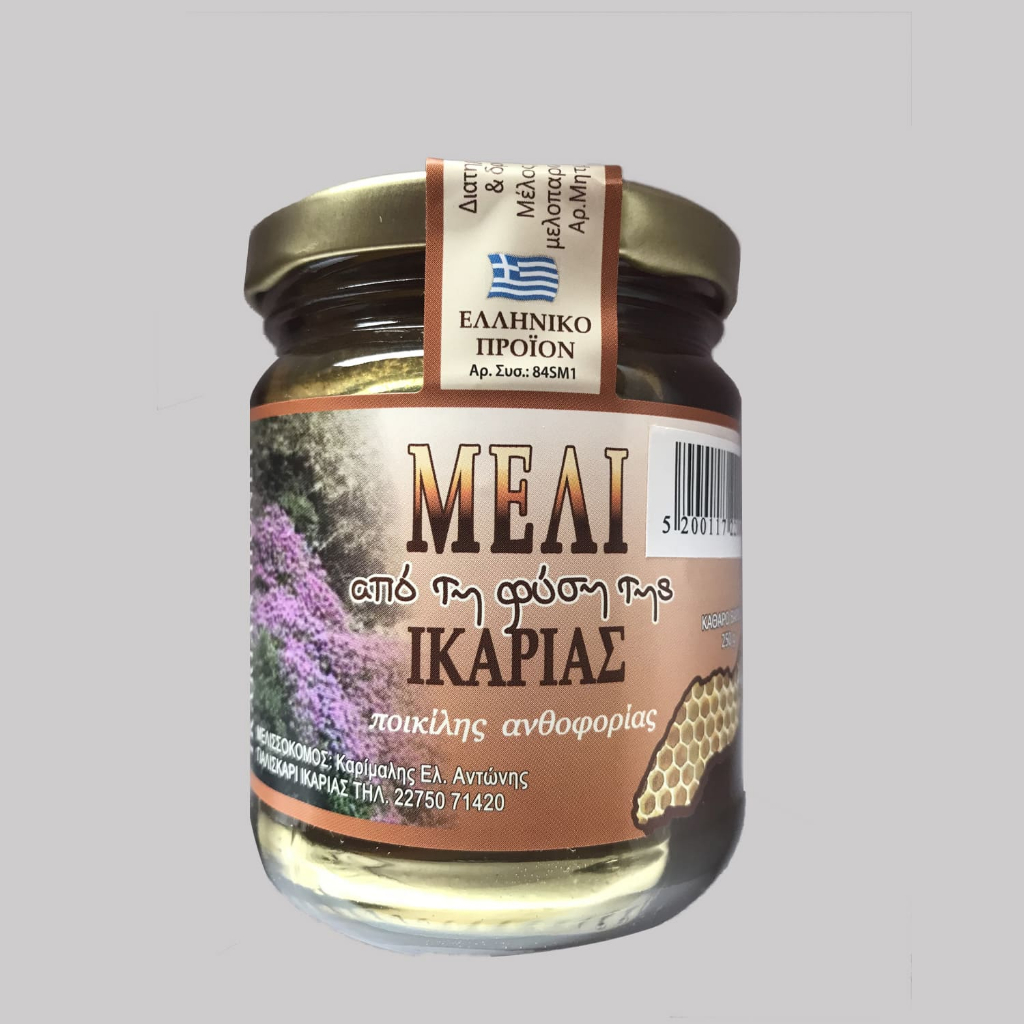 

Ikaria Pine Wildflower Organic Honey 250gr/8.45 fl oz