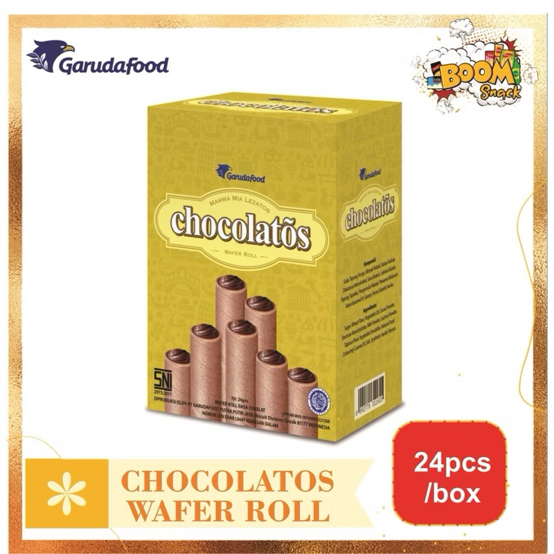 

BOX - Chocolatos Wafer Roll isi 24pcs