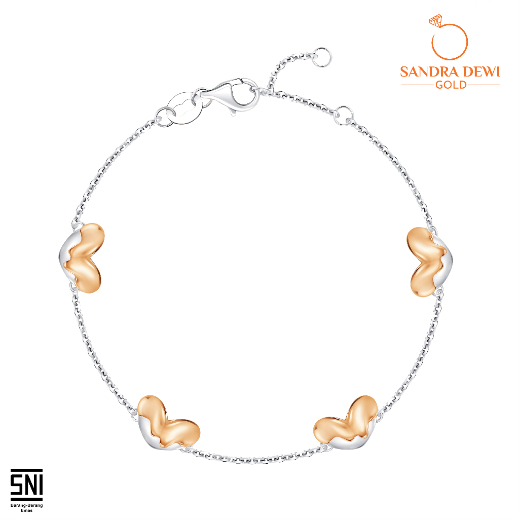 Gelang Sandra Dewi Gold Golden Love Melt Collections BC230256