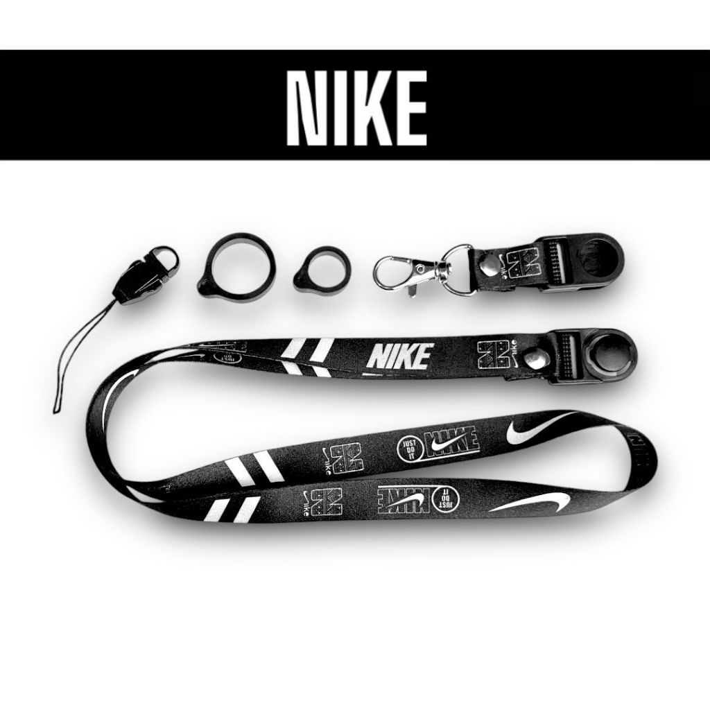 Lanyard NIKE Gantungan HP Pengait Besi
