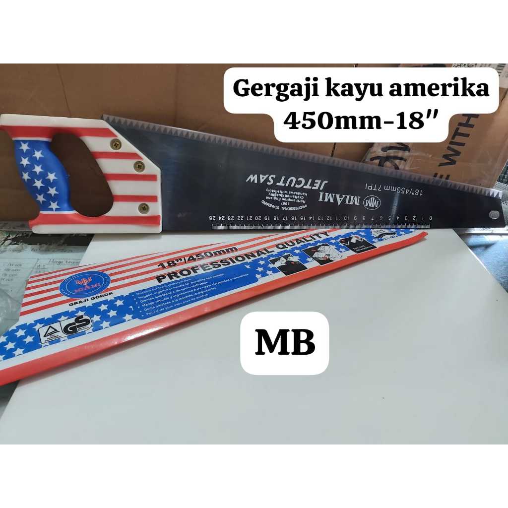 Gergaji Kayu 18" / Gergaji Kayu Tangan USA