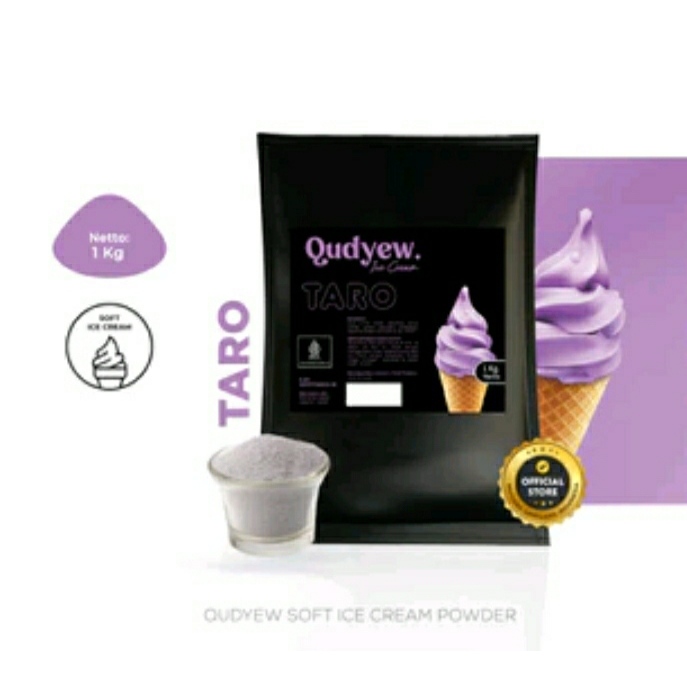 Soft Ice Cream Qudyew Powder / Bubuk es krim qudyew halal murah grosir - ALL VARIAN