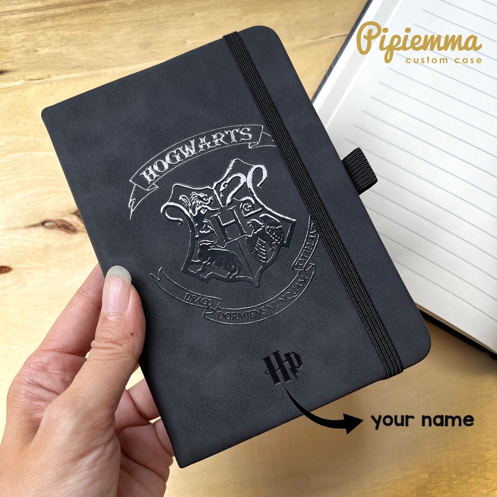 

Notebook Harry Potter Custom Nama Hogwarts Agenda Buku Catatan A5 A6