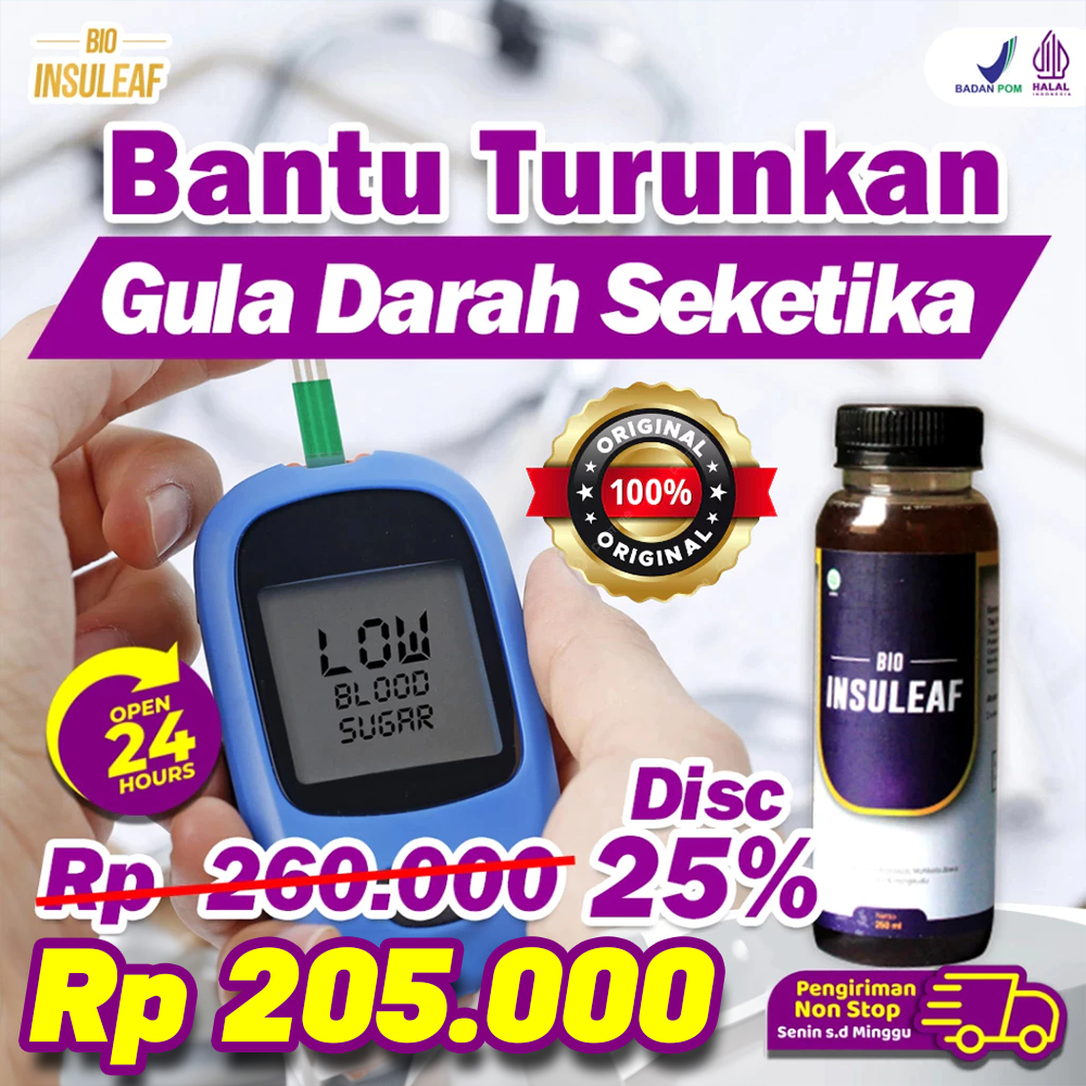 

Bio Insuleaf – Turunkan Gula Darah Atasi Kencing Manis Diabetes Menurunkan Kolesterol Lemak Jahat Dalam Tubuh Madu Alami Tanpa Efek Samping Healme.id
