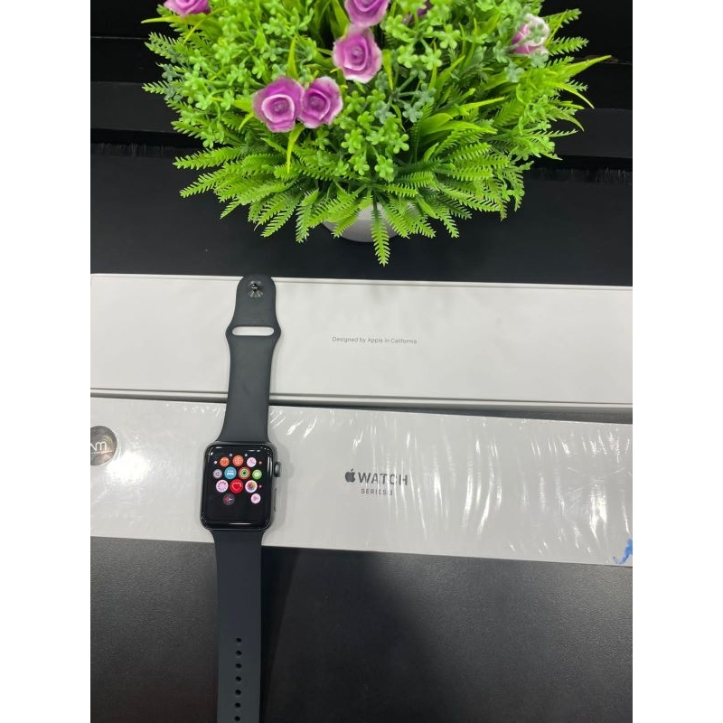 SECOND APPLE WATCH SERIES 3 42MM EX IBOX RESMI FULLSET