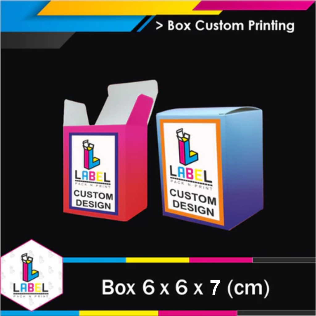 

Dus kemasan / Box Uk. 6 x 6 x 7 (cm) CUSTOM FULLPRINT