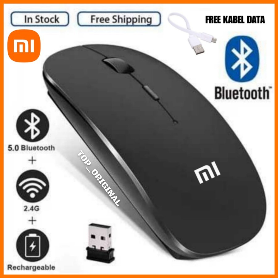 Mouse Wireless Rekomended Terlaris Tahan Lama Aesthetic Original Awet Komputer Kekinian Rechargerabl