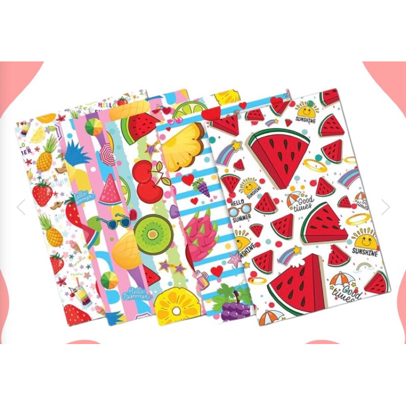 

Matris-Kertas Kado Grosir Murah Motif Mix isi 20pc Fruit