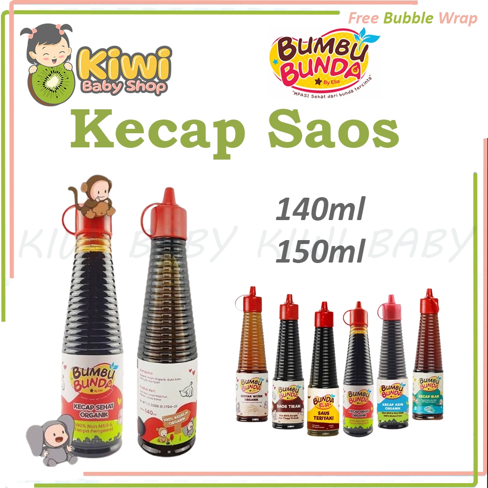 

Bumbu Bunda By Elia Kecap Saos Minyak Wijen Non MSG Non Pengawet