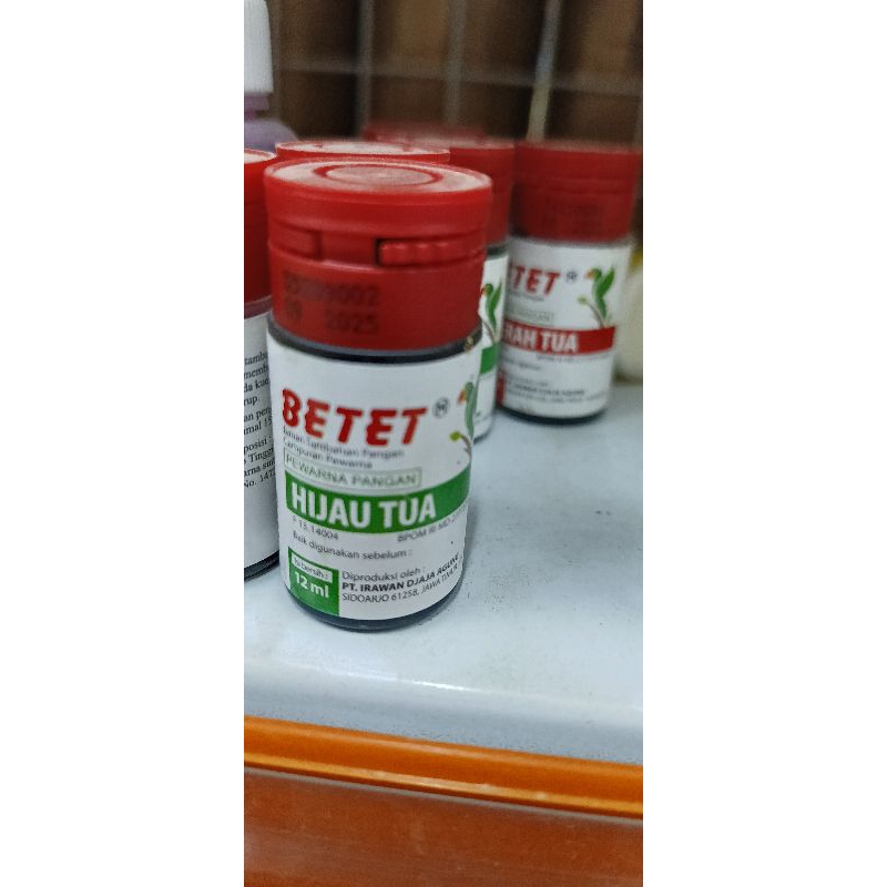 

Betet Hijau tua pewarna makanan cair