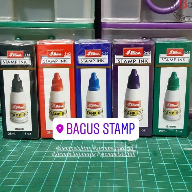 

Unggul Tinta Stempel Self Ink Otomatis Shiny