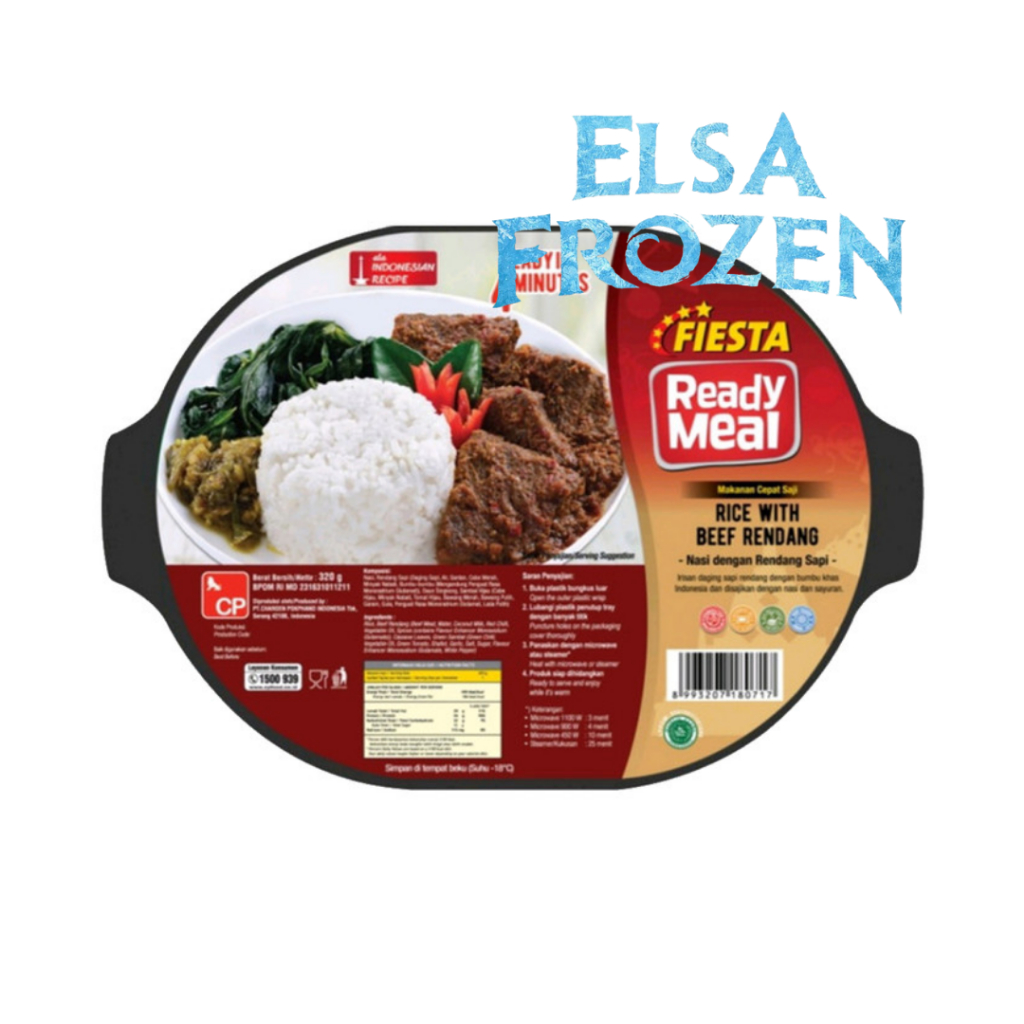 

FIESTA READY MEAL RICE WITH BEEF RENDANG 320GR NASI INSTANT SIAP SAJI