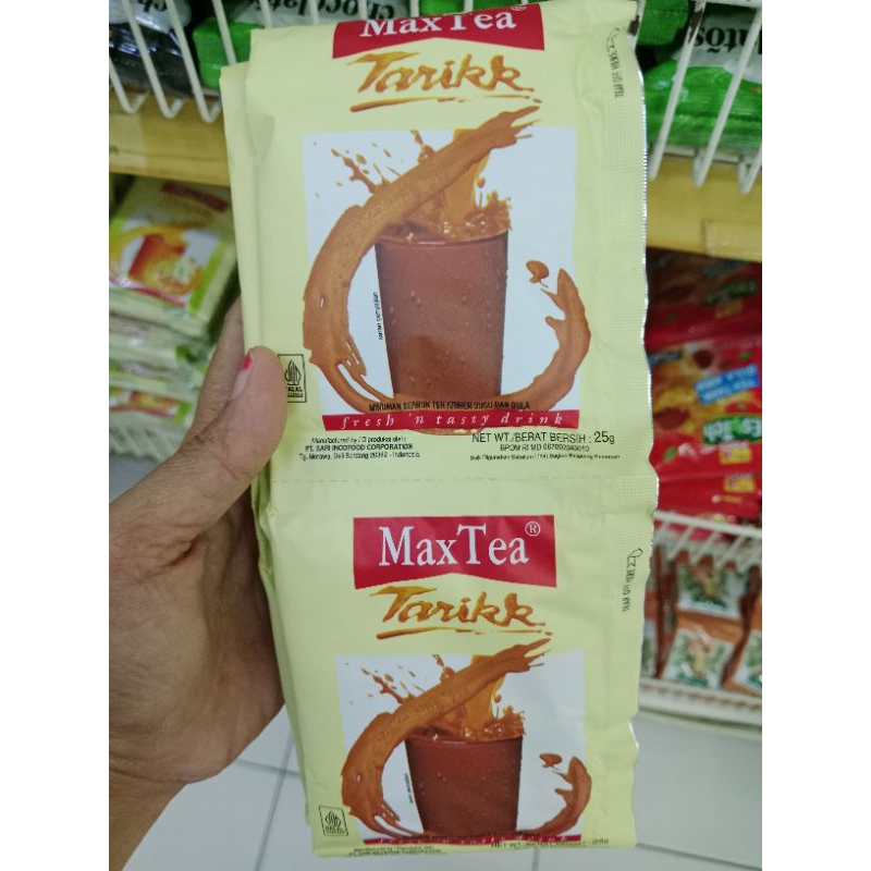 

MAX TEA TARIKK 10 SACHET 25 GRAM