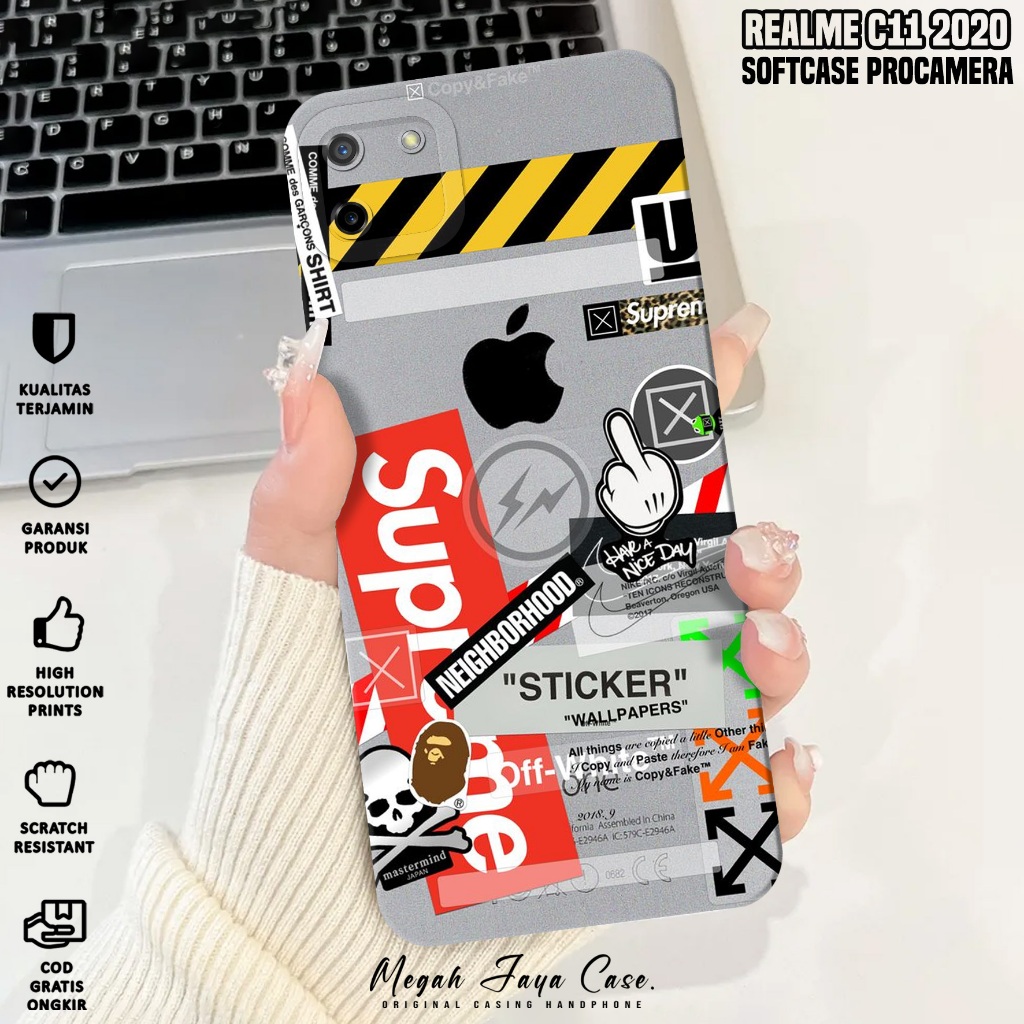 Case REALME C11 2020 - Casing REALME C11 2020 Motif BA - Softcase Hp REALME C11 2020 - Kondom Hp REA