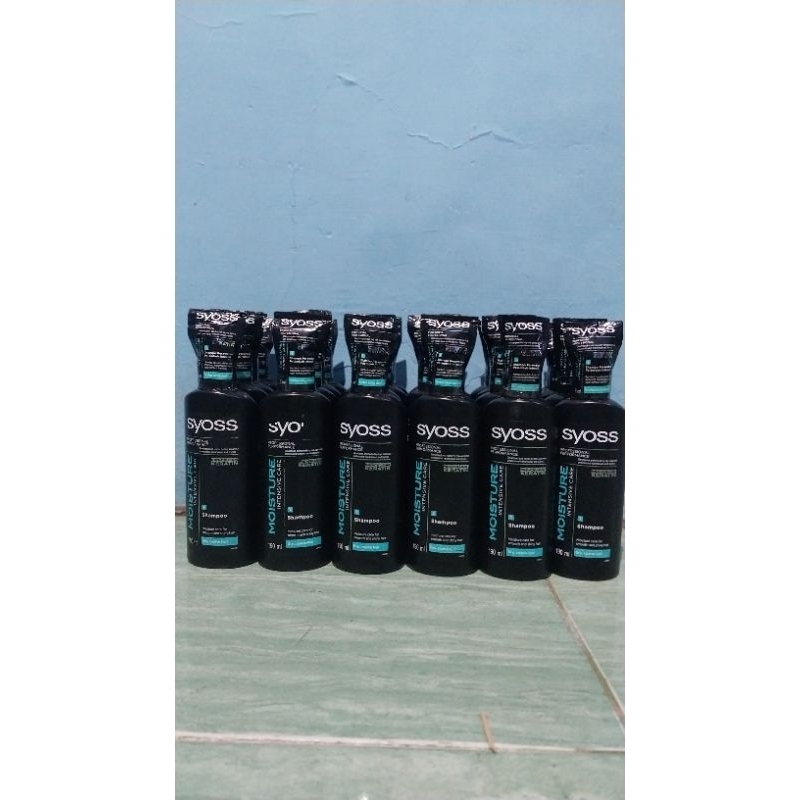 TERMURAH SHAMPO SYOSS MOISTURE ISI 190 ML GRATIS SATU SACHET SYOSS MOISTURE