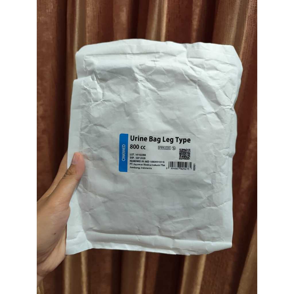 Urine Bag LEG TYPE 800ml Kantong Kencing Urin Bag Onemed