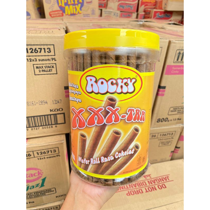 

wafer roll coklat rocky